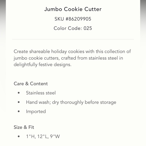Jumbo cookie cutter - Picture 3 of 8